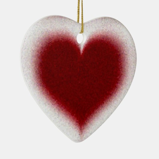 Kristallherz Keramikornament (Rechts)