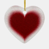 Kristallherz Keramikornament (Vorne)