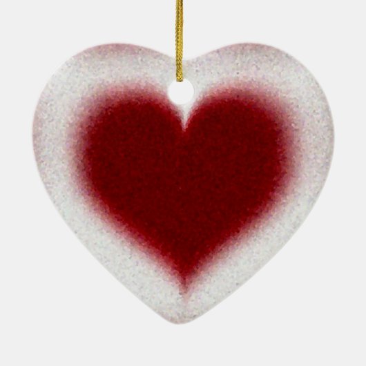 Kristallherz Keramikornament (Hinten)
