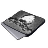 Kristallherz Laptopschutzhülle (Vorne Knopf)