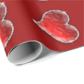 Kristallherzen Geschenkpapier (Rolleneckpunkt)