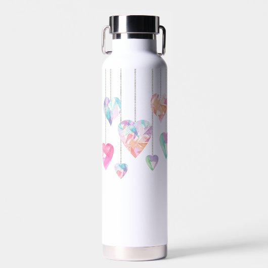 Kristallherzen Trinkflasche (Vorne)
