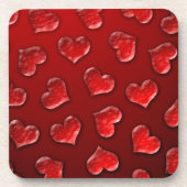 Kristallherzen Untersetzer (Vorderseite)