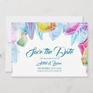 Kristallhexen - Farbige Regenbogenbeizen Save the Date