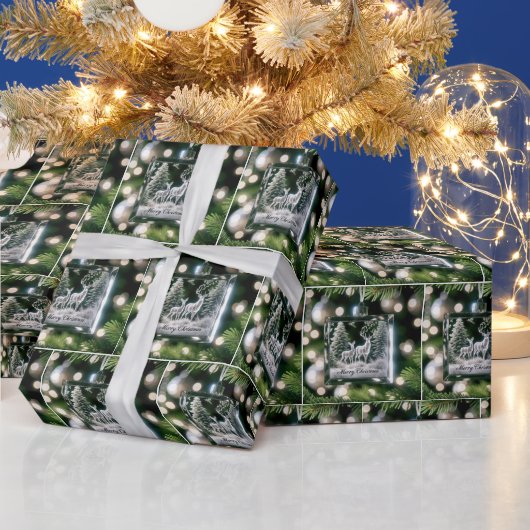 Kristallhirsche Geschenkpapier (Feiertage)