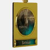 Kristallhöhle, Bermuda Banner-Ornament Gold (Rechts)