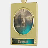 Kristallhöhle, Bermuda Banner-Ornament Gold (Links)