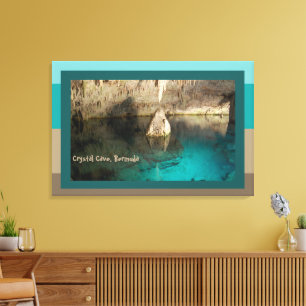 Kristallhöhle, Bermuda Leinwanddruck