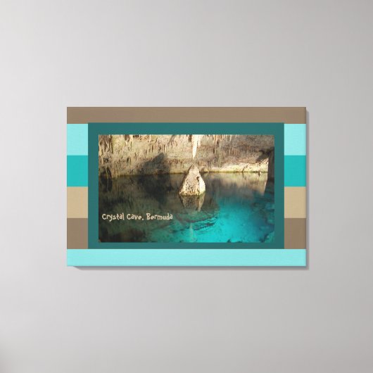 Kristallhöhle, Bermuda Leinwanddruck (Vorderseite)