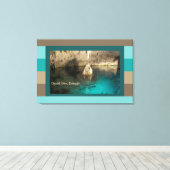 Kristallhöhle, Bermuda Leinwanddruck (Insitu (Holzboden))