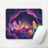 Kristallhöhle-Mauspad Mousepad (Mit Mouse)