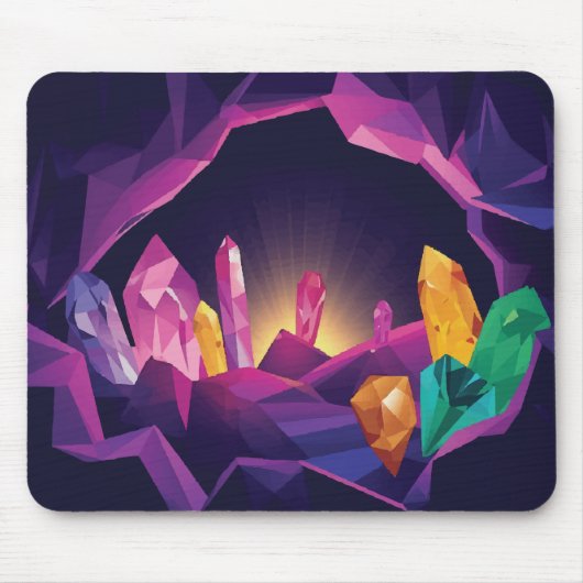 Kristallhöhle-Mauspad Mousepad (Vorne)