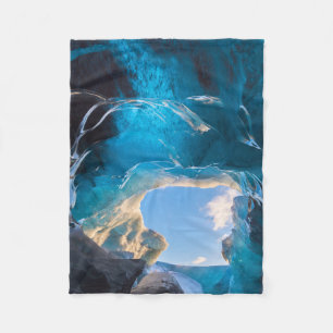 Kristallhöhle, Vatnajökull-Eisfeld, Südisland Fleecedecke