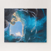 Kristallhöhle, Vatnajokull Icefield, Südisland Puzzle (Horizontal)