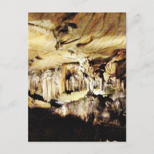 Kristallhöhlen in Dunkelheit Postkarte (Vorderseite)