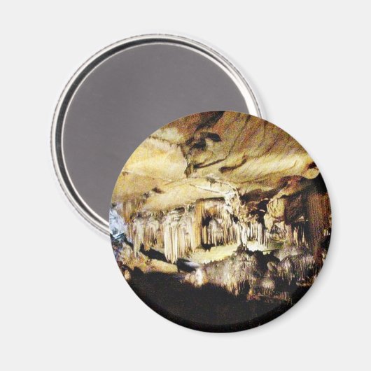 Kristallhöhlen in Dunkeln Magnet (Vorderseite/Rückseite)