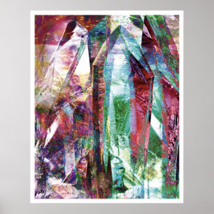 kristalline Abstrakt 6 Poster