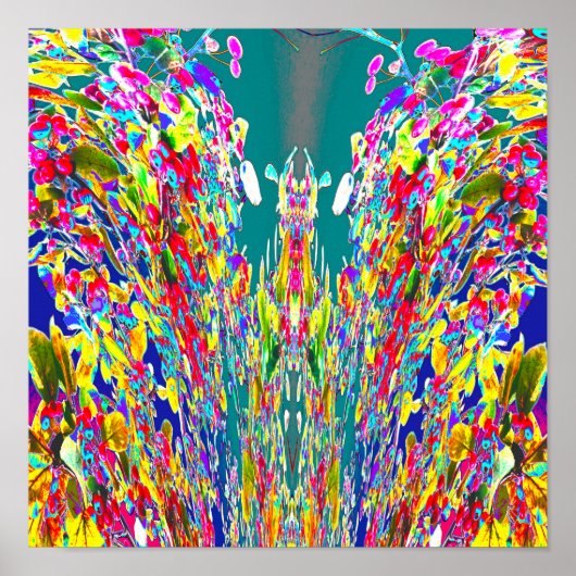 Kristalline Blume digitaler Energiefluss Reiki Mas Poster (Vorne)