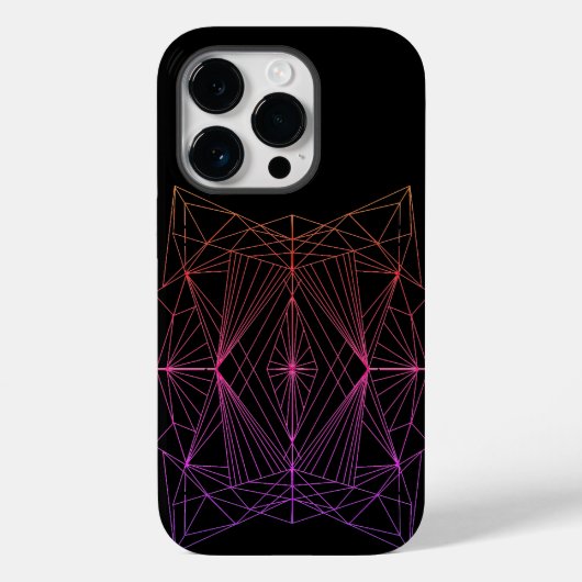 Kristalline Geometrien - Dauerhaftes iPhone-Case Case-Mate iPhone Hülle (Rückseite)