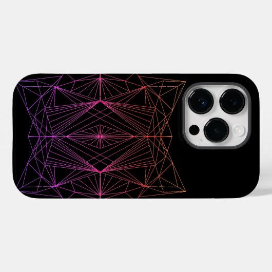 Kristalline Geometrien - Dauerhaftes iPhone-Case Case-Mate iPhone Hülle (Rückseite (Horizontal))