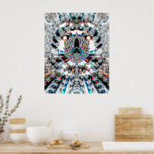 'kristallines Gateway' Poster (Küche)