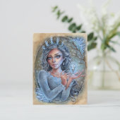 Kristallinische Postkartenwelt Magie der Verzauber Postkarte (Stehend Vorderseite)