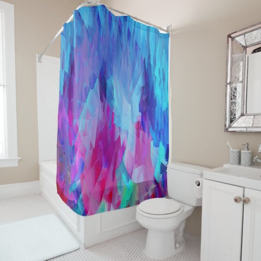 Kristallisiert......... Duschvorhang (Beispiel)