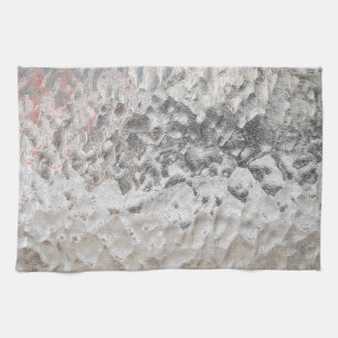 kristallisiert geschirrtuch