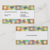 Kristallisierte Visitenkarte (Vorne/Hinten)