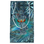 Kristallisierte Winter-Mode-Eulen-Geschenk-Tasche Kleine Geschenktüte (Vorderseite)