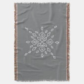 Kristallisierter Schneeflocke Decke (Vorderseite Vertikal)