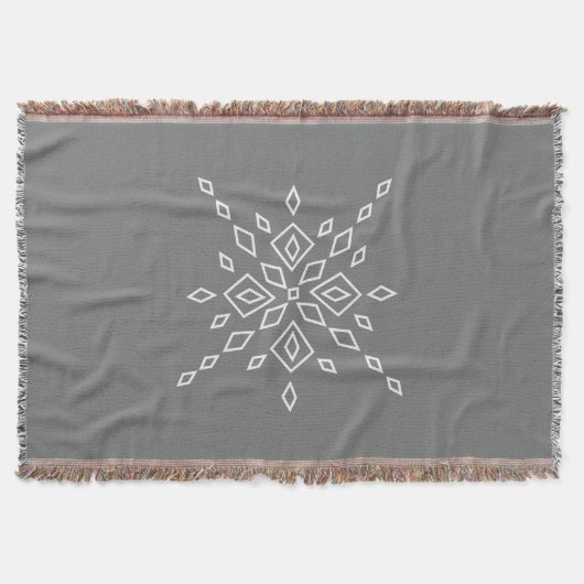 Kristallisierter Schneeflocke Decke (Vorderseite)