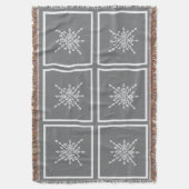 Kristallisierter Schneeflocke Decke (Vorderseite Vertikal)