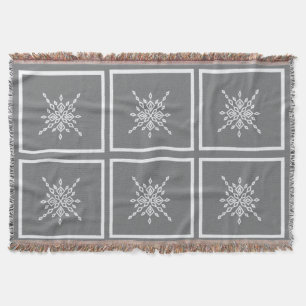 Kristallisierter Schneeflocke Decke