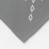 Kristallisierter Schneeflocke Fleecedecke (Ecke)