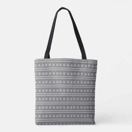 Kristallisierter Schneeflocke Tasche (Rückseite)