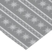 Kristallisierter Schneeflocke Tischdecke (Schrägansicht)