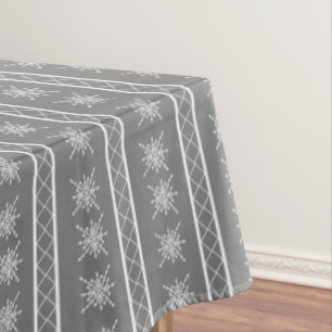 Kristallisierter Schneeflocke Tischdecke