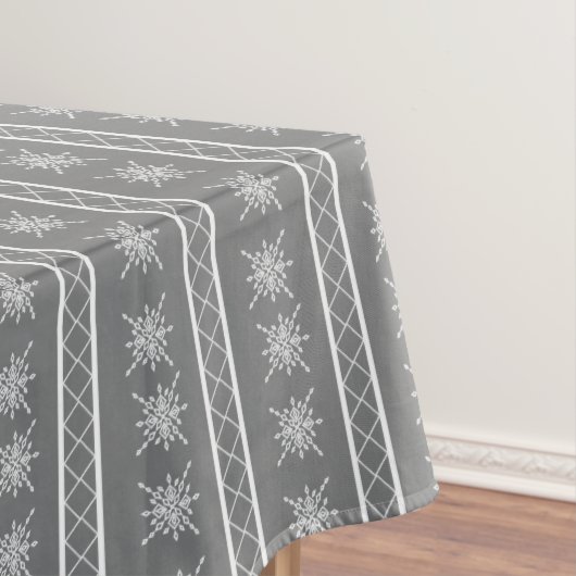 Kristallisierter Schneeflocke Tischdecke (Beispiel)