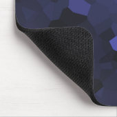 Kristallisiertes Muster in Violett Mousepad (Ecke)