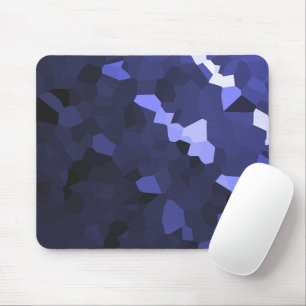 Kristallisiertes Muster in Violett Mousepad