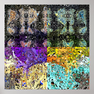 Kristallit-Wellen 8 Poster