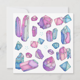 Kristallkarte Dankeskarte