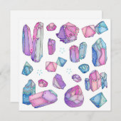 Kristallkarte Dankeskarte (Vorne/Hinten)