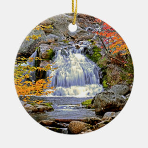 Kristallkaskade Keramik Ornament