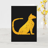 Kristallkatzenkarten aus Gold Karte (Gelbe Blume)