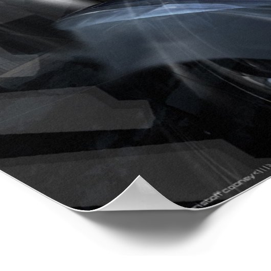 Kristallklare Einsamkeit Poster (Ecke)