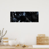 Kristallklare Einsamkeit Poster (Küche)