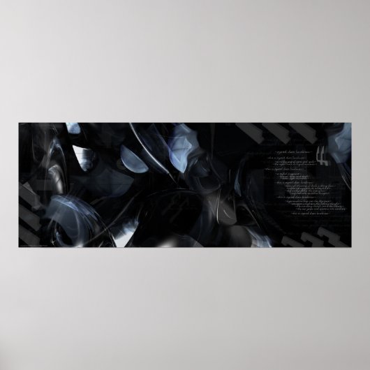 Kristallklare Einsamkeit Poster (Vorne)