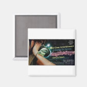 Kristallklare Magnete Magnet (Vorderseite/Rückseite)